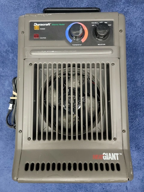 DURACRAFT HEAT GIANT Electric Heater CZ2104 120V 1500 Watt Portable Space  Heater £32.24 - PicClick UK