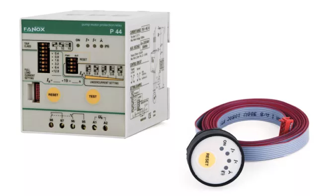 Relais de protection pompe 3 phases SANS CAPTEUR DE NIVEAU, par courant souterrain