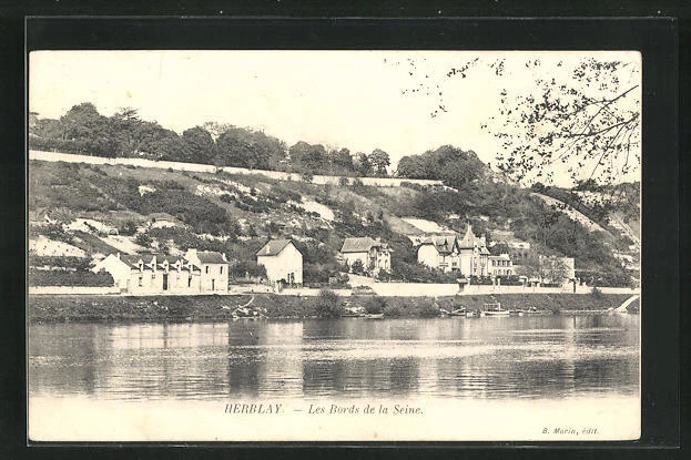CPA Herblay, Les Bords de la Seine 1905