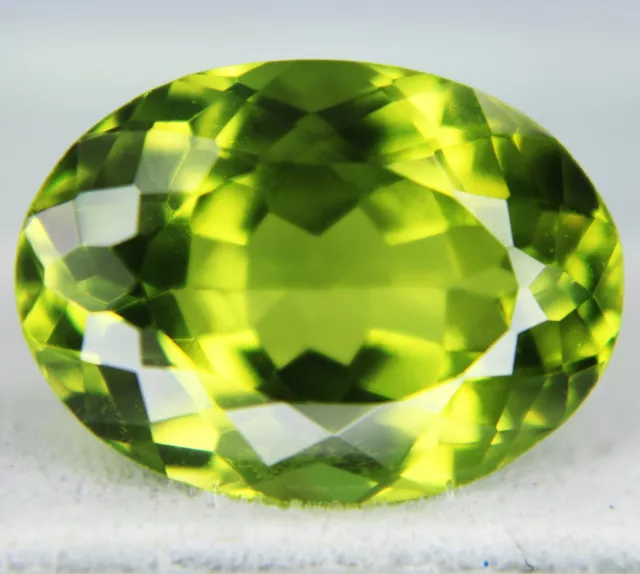 6-8 Ct Certified Loose Gemstones Oval Shape Natural Sphene Titanite Green 3