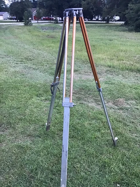 LIETZ Sokkisha Aluminum Survey Tripod Extendable Leg Surveyors Japan