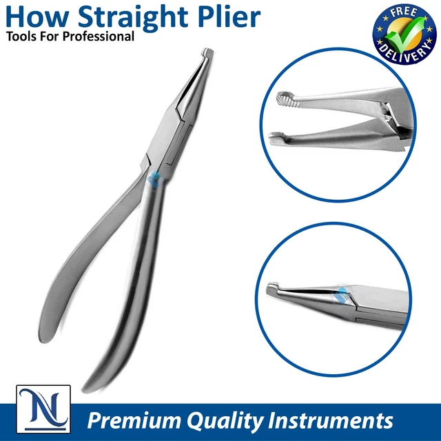 Orthodontic How Plier Straight Archwire Holding Adjusting Band Seating Pliers
