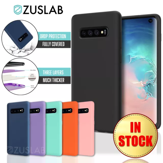 For Samsung Galaxy S10 5G S10E Plus S9 S8 Plus ZUSLAB Soft Silicone Case Cover