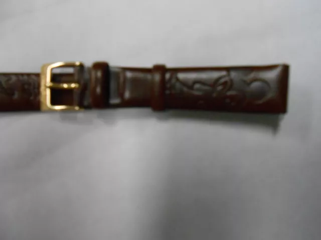 MICKEY MOUSE  Replacement Watch Band 14mm Disney Vintage SIGNED DISNEY BUCKLE
