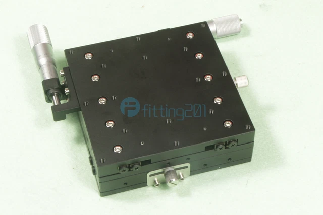 XY-Axis Stage Manual Slide Table Trimming Platform 125*125mm XY125-R 40mm