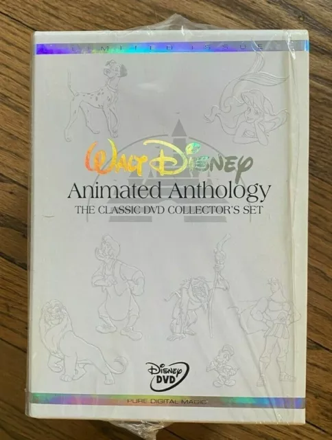 Walt Disney Animated Anthology DVD, 1999, 9-Disc Set Lion King II Hercules Mulan