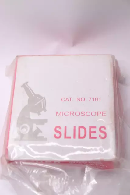(72-Pk) Sail Brand Microscope Slides Clear 1" x 3" 7101