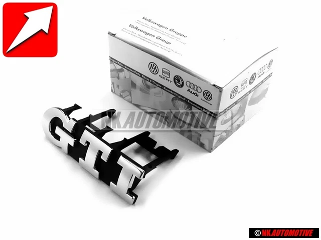 Genuine VW GTI Anniversary Front Grill Badge Emblem Chrome - 1J6853679C FDY