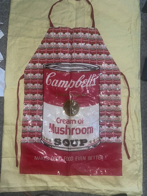 Vintg Campbell's Tomato Soup Apron Original 1983