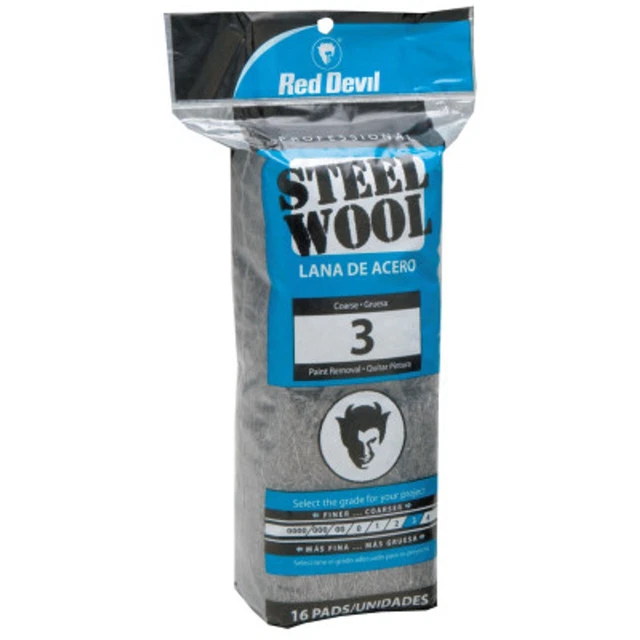 Red Devil Professional Steel Wool #3 Coarse