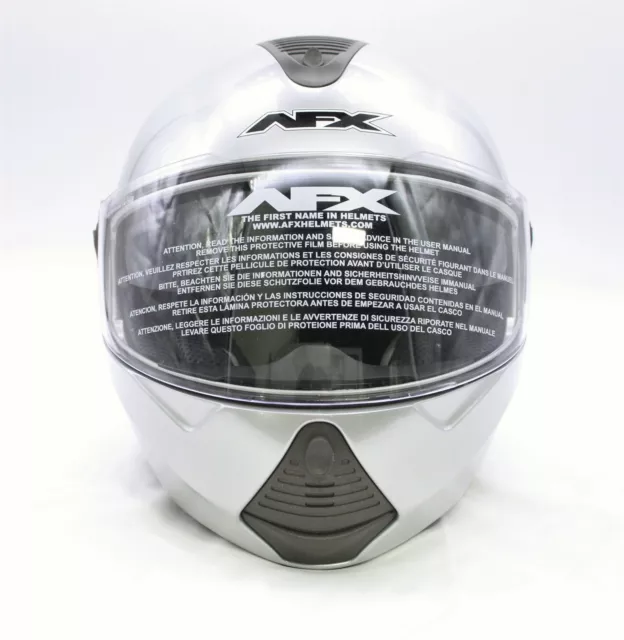 AFX Silver FX-36 Helmet - Size XL Part Number - 1001468