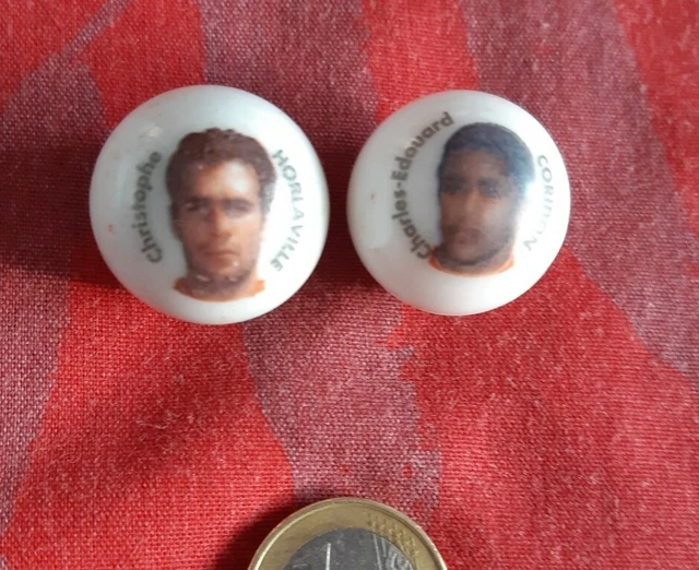 Lot De 5 Billes Foot 1996-1997 - Stade Malherbe Caen - Rare