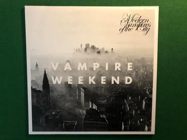 Modern Vampires of the City "Vampire Weekend" UK XL Press W/ Poster VG+/ Ex Con