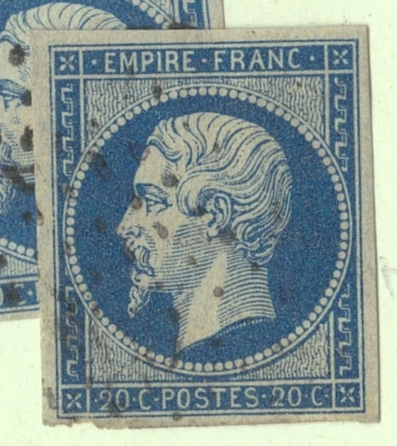 RARE VARIETE N°3966Aa ADHESIF LAMOUCHE0,60€ BLEU AVEC LE LOGO DE LA POSTE CERES