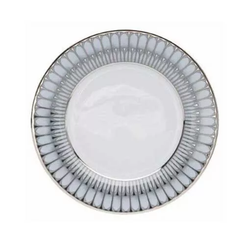 Philippe Deshoulieres Arcades Grey & Platinum Dessert Plate