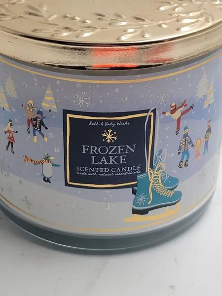 Bath and Body Works FROZEN LAKE 3-Wick Candle 14.5 oz NEW