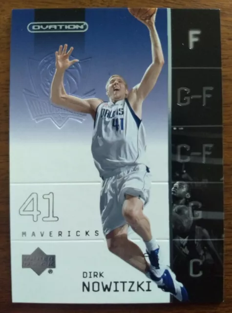 Dirk Nowitzki, 2002-03 Upper Deck Ovation #14, Mavs