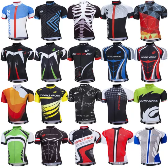 Herren Radfahren Radtrikot Atmungsaktiv Fahrrad Trikot Cycling Jersey Kurzarm