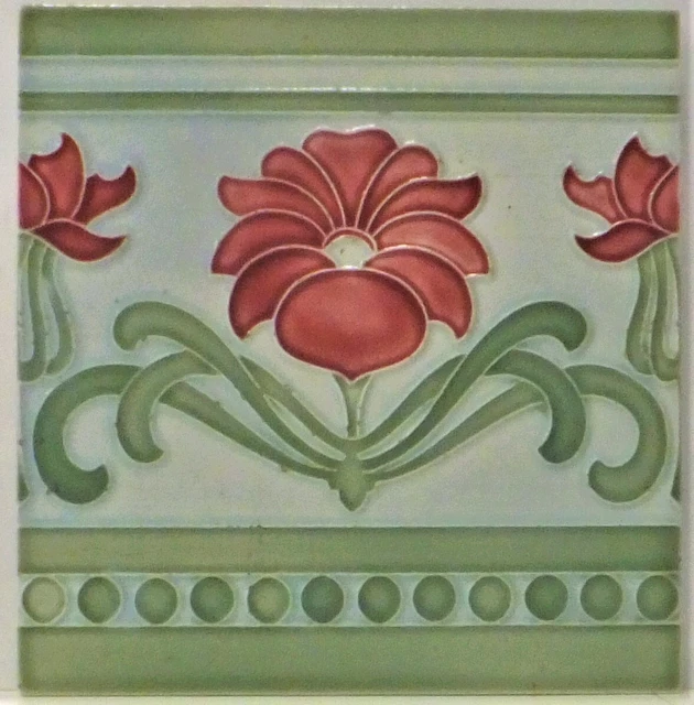 Gasteiger Art Nouveau Tile, Circa 1910