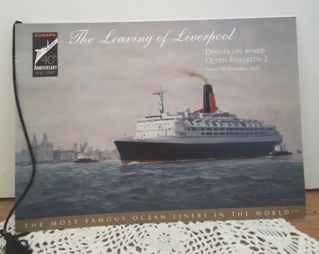 Queen Elizabeth 2 (QE2) Memorabilia 40th Anniversary Magazine SEP 2007 Issue
