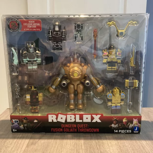 Roblox Dungeon Quest: Fusion Goliath Throwdown Action Figure Set