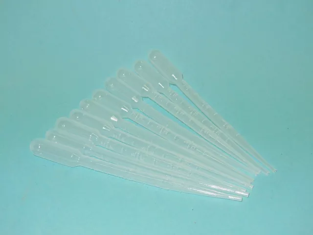 PA542 -  Lot de 10 pipettes 3ml en polypropylène