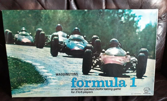 VINTAGE RETRO WADDINGTONS Formula 1 Racing Car Board Game - 1960s £24. ...
