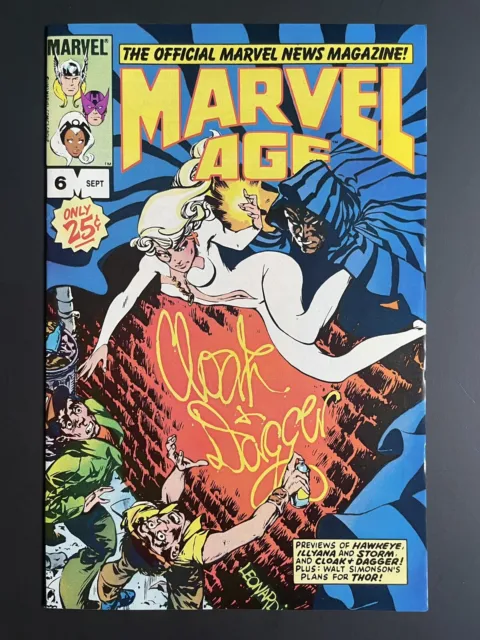 Marvel Age 6 (1983) Featuring Cloak & Dagger 1st Spider-Ham & Beta Ray Bill VF+