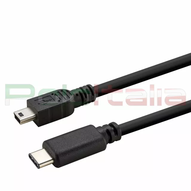 Cavo da 0 a 3m USB 3.1 type C 2.0 MINI 5pin tipo B per Samsung dati pc hard disk