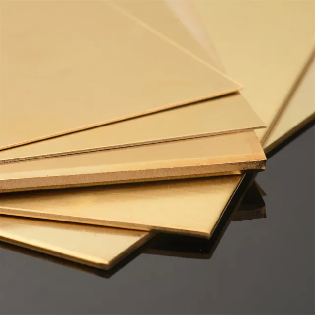 Brass Sheet Plate Guillotine Offcuts - 0.6mm To 8mm - Various Multiple Sizes