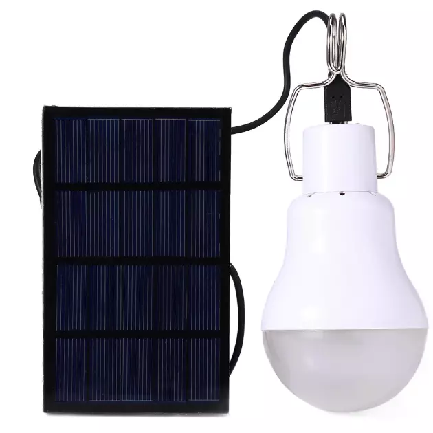 Lampe solaire led lanterne énergie solaire batterie rechargeable lampe de  poche camping tente lumière