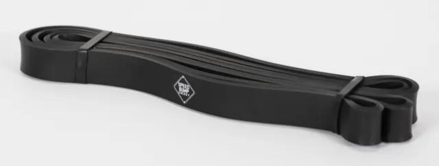 Black Resistance Band 100% Latex for Tension Strength Training (35 lbs - 70 lb)