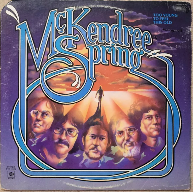 McKENDREE SPRING "TOO YOUNG TO FEEL THIS OLD" 1976 FOLK ROCK NO UK RELEASE LP