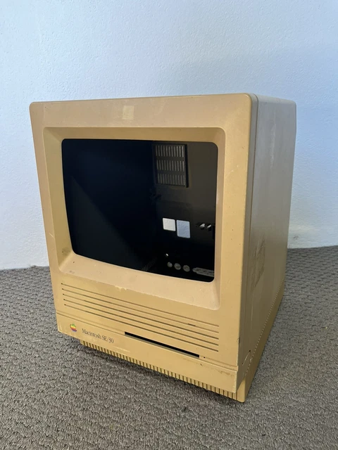 MACINTOSH SE-30 CASE shell only / Vintage Apple Mac. Collectors Item ...