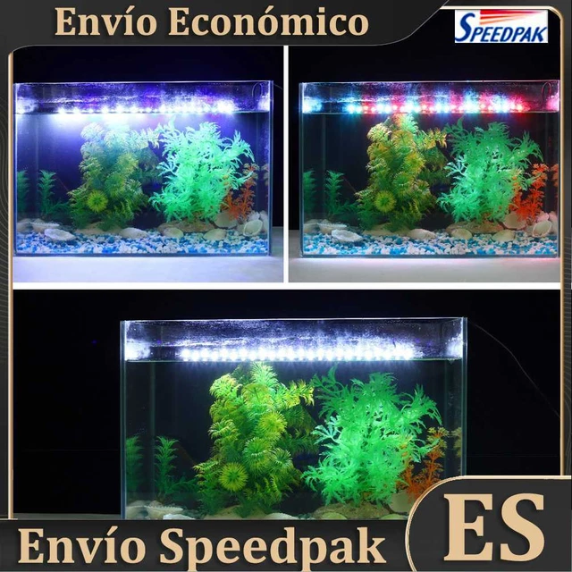 Lámpara de iluminación subacuática de acuario Lámparas a prueba de agua a prueba