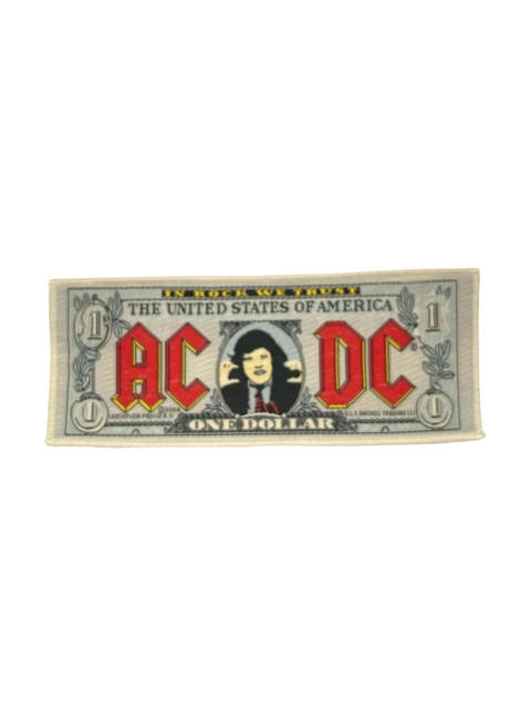 AC/DC ANGUS ONE Dollar Official Woven Patch Brand New EUR 7,14 ...