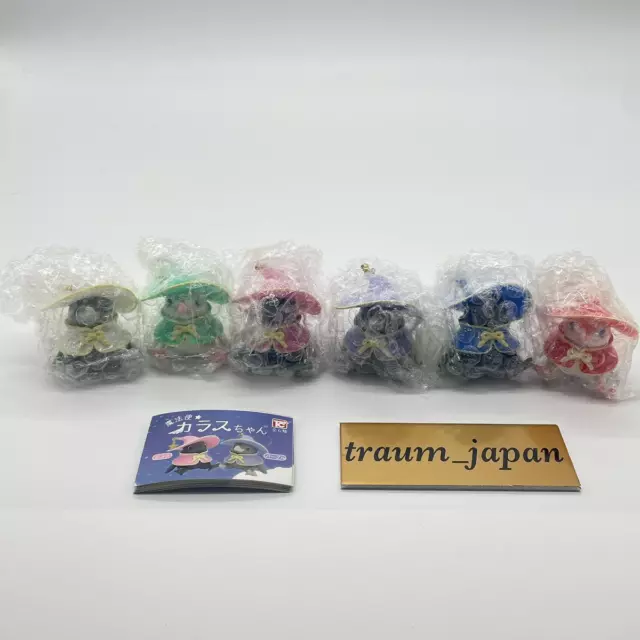 Wizard Crow Mascot Capsule Toy 6 Types Full Comp Set Gacha New Japan