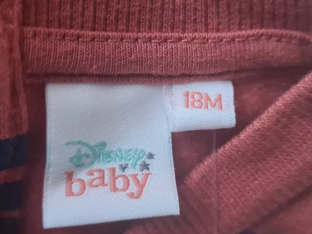 DISNEY BABY T-SHIRT MANCHES LONGUES SWEAT PULL BEBE 18 MOIS 81cm LE ROI LION 3