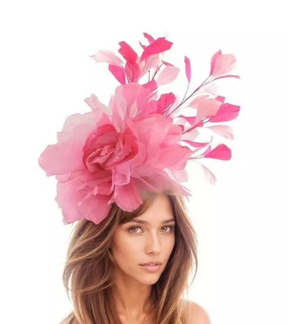 Hot Pink Candy Baby Statement Hatinator Womens Kentucky Derby Hats Wedding