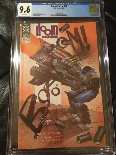Doom Patrol #32 CGC 9.6 Grant Morrison Story! Simon Bisley Cover L@@K!