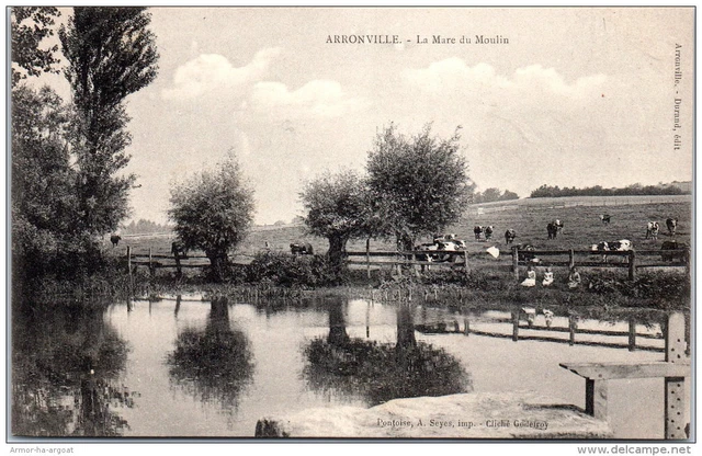 95 ARRONVILLE - la maire du moulin