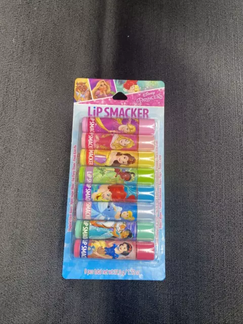 Disney Princess Lip Smackers 8 Piece Lip Balm Set