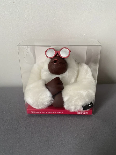 COLLECTIBLE LARGE WHITE Kipling Flip Flop Monkey 22.99 PicClick UK