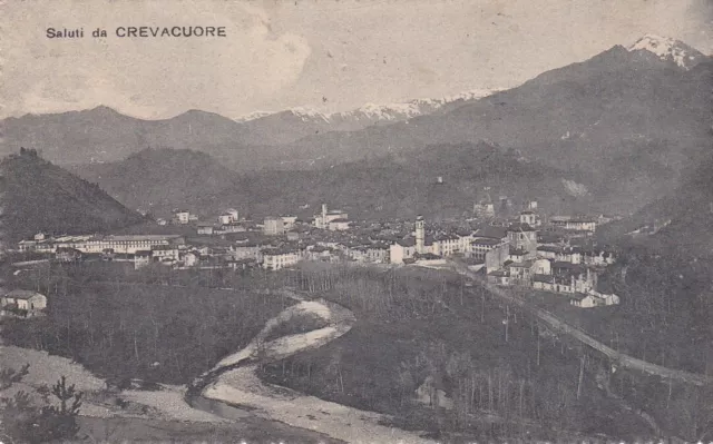 Biella - Saluti da Crevacuore - fp vg 1924