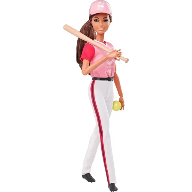 Barbie Sport Tokyo 2020, coffret Baseball, poupée Mattel GJL77 2