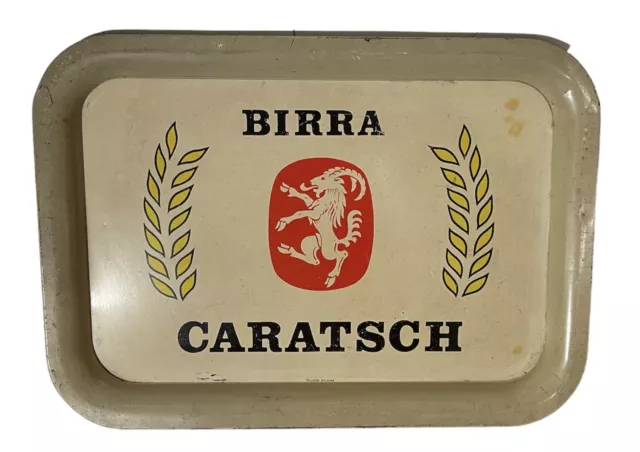 Vassoio Pubblicitario Birra Caratsch