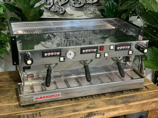 La Marzocco Linea Classic 3 Group Stainless Espresso Coffee Machine Excellent