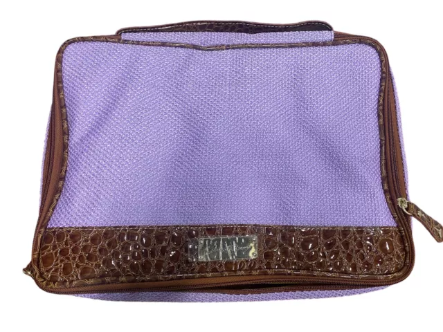 Samantha Brown LAVENDER PURPLE Jewelry Cosmetic JEWELRY HOLDER NWTS RARE FIND