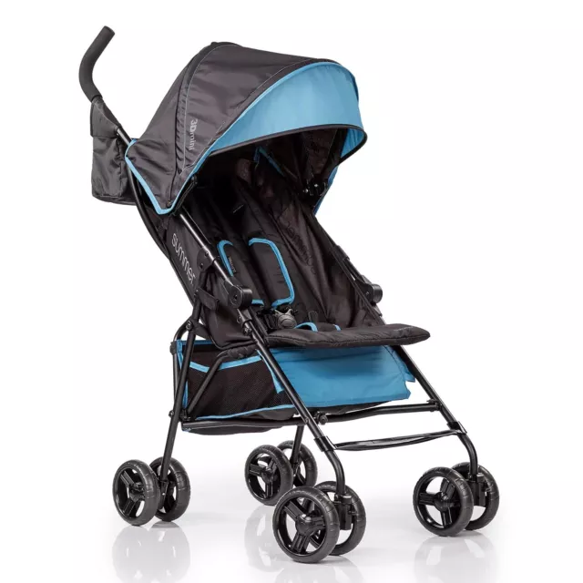 – Lightweight Infant Stroller with Compact Fold, Multi-Position Recline, Canopy