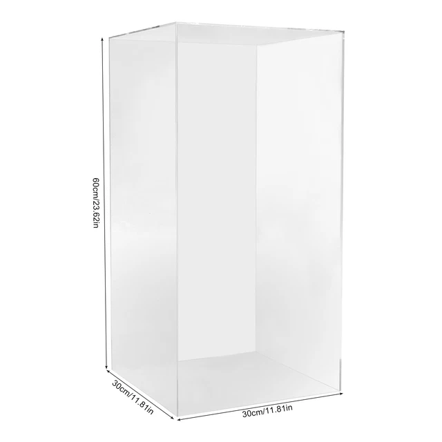 CLEAR ACRYLIC ART Collectibles Display Box Figures Dolls Large